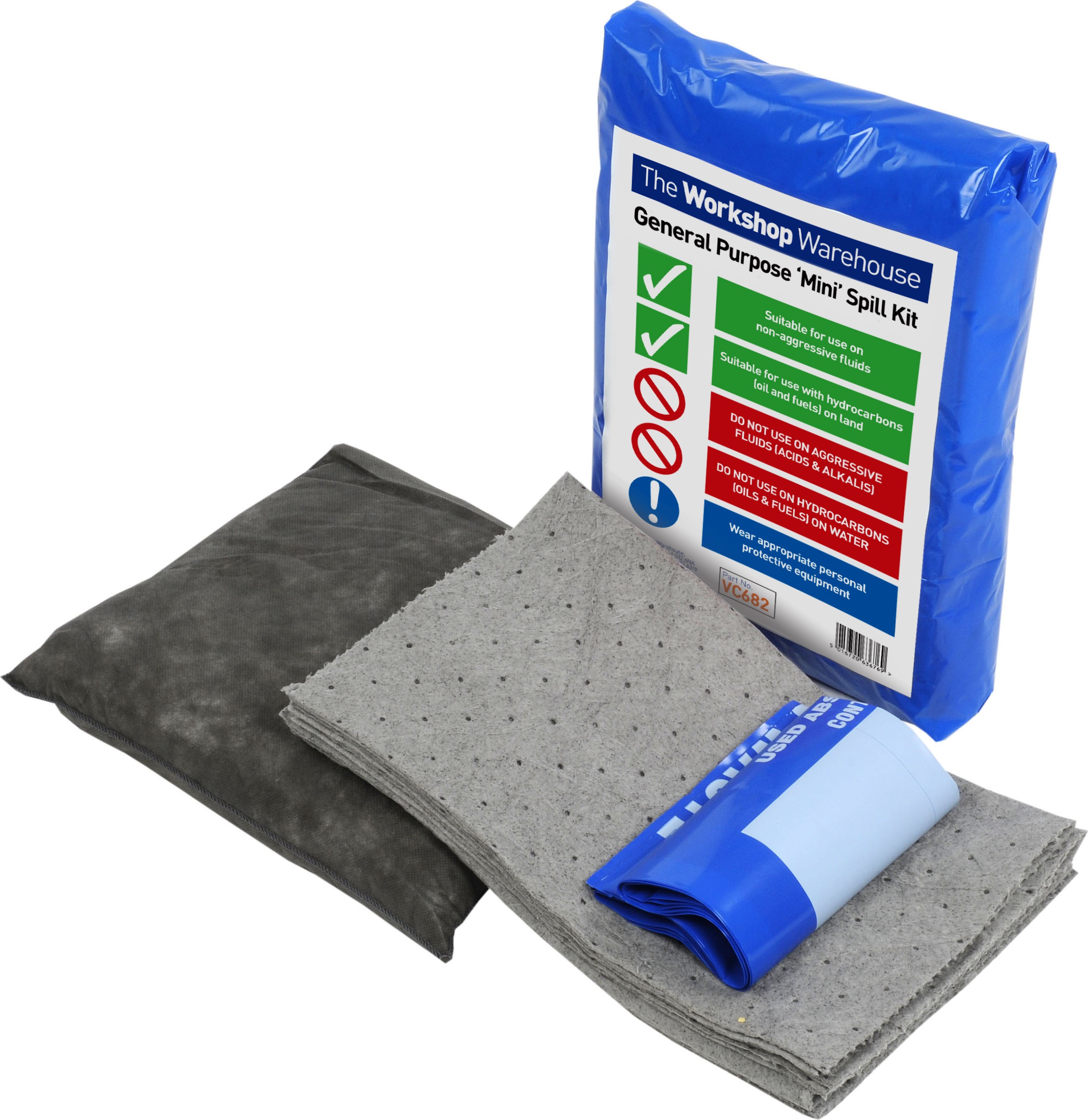 THE WAREHOUSE General Purpose 'Mini' Spill Kit 9 Litres