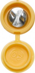 'Everyday' ESSENTIALS Security Number Plate Fasteners - Self-Tappers with Hinged Caps 
