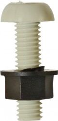 Number Plate Fasteners - Plastic Number Plate Bolts & Nuts 
