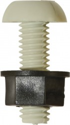Number Plate Fasteners - Plastic Number Plate Bolts & Nuts 