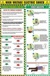 EV Electric Shock & CPR Poster
