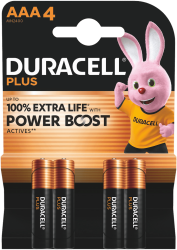 DURACELL Plus 'Power Boost' Alkaline Batteries