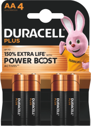 DURACELL Plus 'Power Boost' Alkaline Batteries