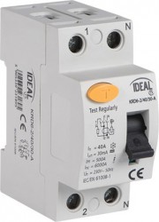 RCD Circuit Breaker - 2 Pole