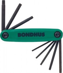 BONDHUS TORX&reg; Driver Fold Up Set