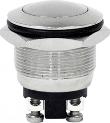 12V Push Button Switch - Brass