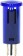 12V Illuminated Indicator light Round