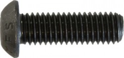 Black Socket Screws, Button Head - Metric