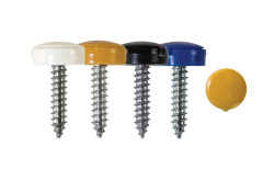 'Everyday' ESSENTIALS Mixed Number Plate Fasteners - Self-Tappers with Hinged Caps 