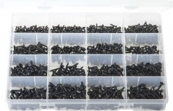 'Max Box' Assortment of Self-Tapping Screws Flanged Pan Head - Pozi