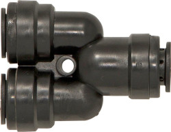 THE WORKSHOP WAREHOUSE Quick-Fit Tube Couplings - Two Way Dividers, Metric 