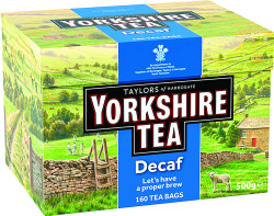 YORKSHIRE Tea Bags - Decaf