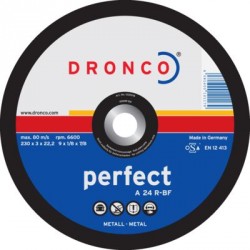 DRONCO 'Perfect' Metal Cutting Discs - Depressed Centre 