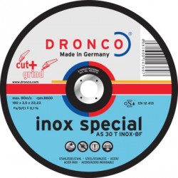 DRONCO 'Inox Special' Cut+Grind Discs - Depressed Centre