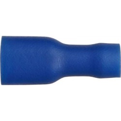 'Everyday' ESSENTIALS Blue Insulated Terminals - Push-on Females, Fully Insulated