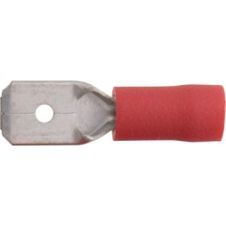 'Everyday' ESSENTIALS Red Insulated Terminals - Push-on Males