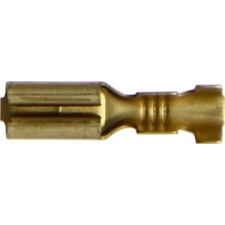 Non-Insulated Terminals Push-on Females - 2.8 mm Brass