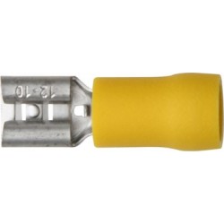 Yellow Insulated Terminals - Push-on Females