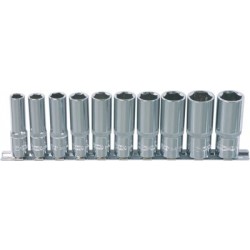 KS TOOLS 'CHROMEplus&reg;' 1/2" Drive Deep Socket Set