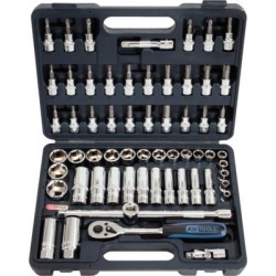 KS TOOLS 'CHROMEplus&reg;' 3/8" Drive Socket & Bit Socket Set