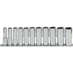 KS TOOLS 'CHROMEplus&reg;' 3/8" Drive Deep Socket Set