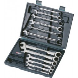 KS TOOLS 'GEARplus&reg;' Ratchet Combination Spanner Set