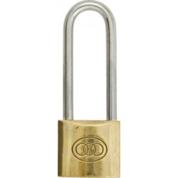 Padlocks Long Shackle - Brass