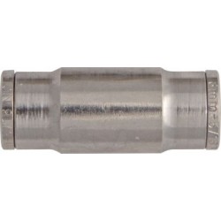 Brass Push-Fit Tube Couplings - Straight, Metric