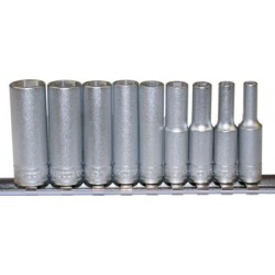 TENG TOOLS 1/4" Drive Deep Socket Set - 6 Point