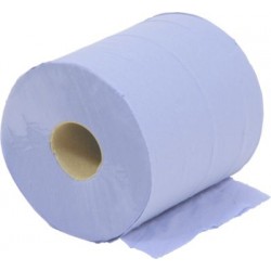 Blue Paper Wipes - Small Rolls