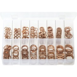 Assortment Box of Copper Sealing Washers - Metric