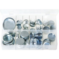 Assortment Box of Core Plugs Cup Type - Metric