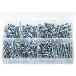 Assortment Box of Self-Drilling Screws Hex Head