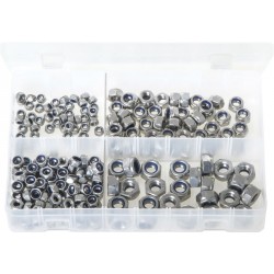 Stainless Steel Nylon Lock Nuts - Metric