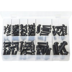 Socket Screws, Button Head - Metric Black