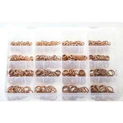 'Max Box' Assortment of Copper Sealing Washers - Metric