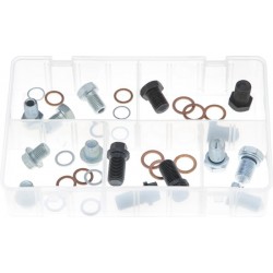 Assorted Box of Sump Plugs and Washers
