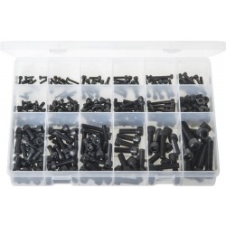 'Max Box' Assortment of Socket Screws Cap Head - Metric Black