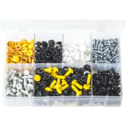 Assortment Box of Number Plate Fasteners