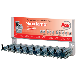 ACE W4 INOX Mini Clamp Dispenser Rack