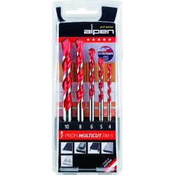 ALPEN 'Profi Multicut' Universal Drill Set 