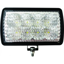 LED Adjustable Work Lamp - 6" Rectangular