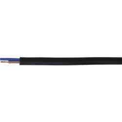 Heavy Duty HO7 Mains Cable 2-Core - Tough Rubber Sheath