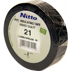 NITTO '21' Plastic Tape - Black