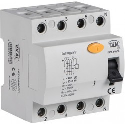 RCD Circuit Breaker - 4 Pole