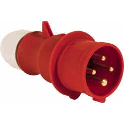 400v Plugs - Red