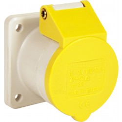 110v Panel Sockets - Yellow