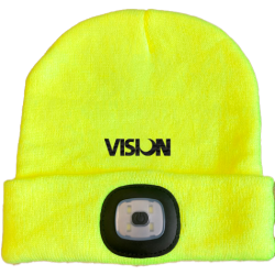 VISION Beanie Hat + 150lm LED Torch