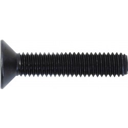 Black Socket Screws, Countersunk - Metric