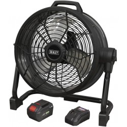 16" 2-In-1 Cordless/Corded High Velocity Drum Fan 20V SV20 Series Kit